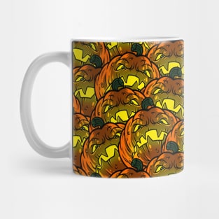 Halloween Pumpkin Pattern Mug